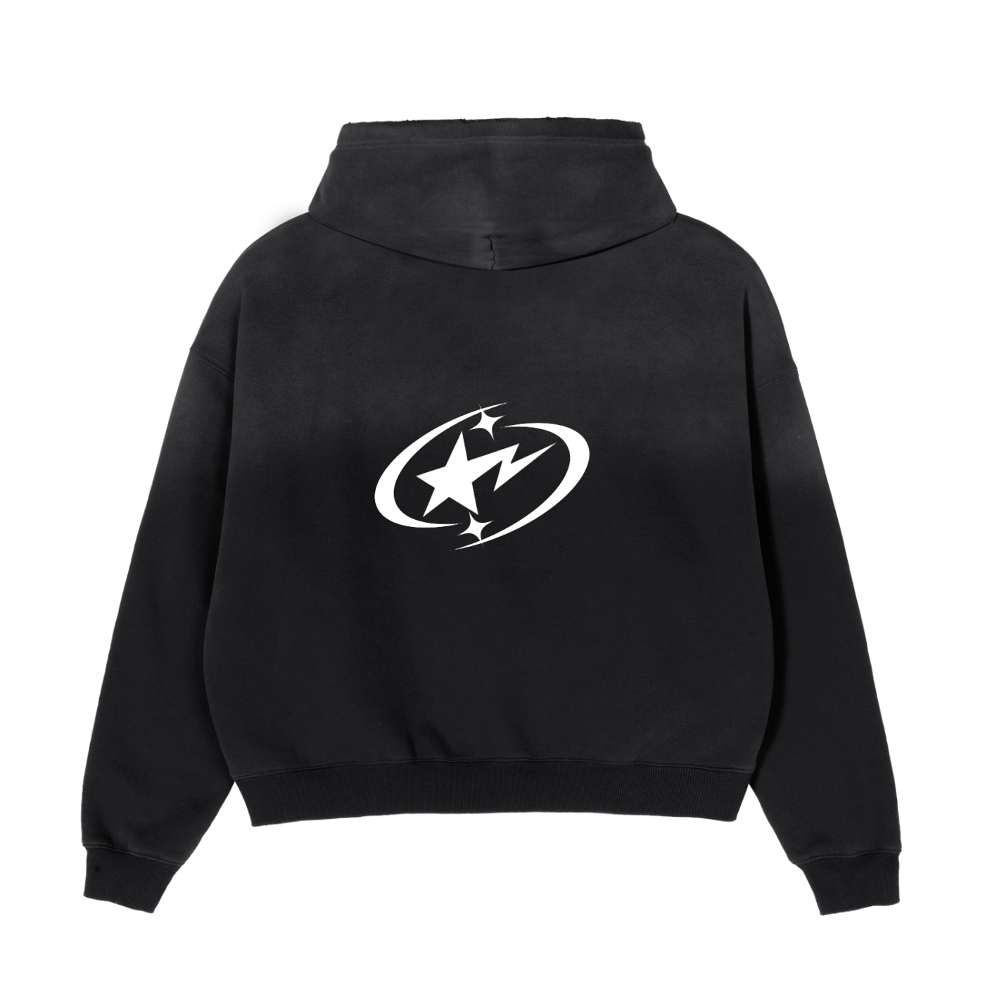 Proline Frayed Sunfade Boxy Fleece Hoodie