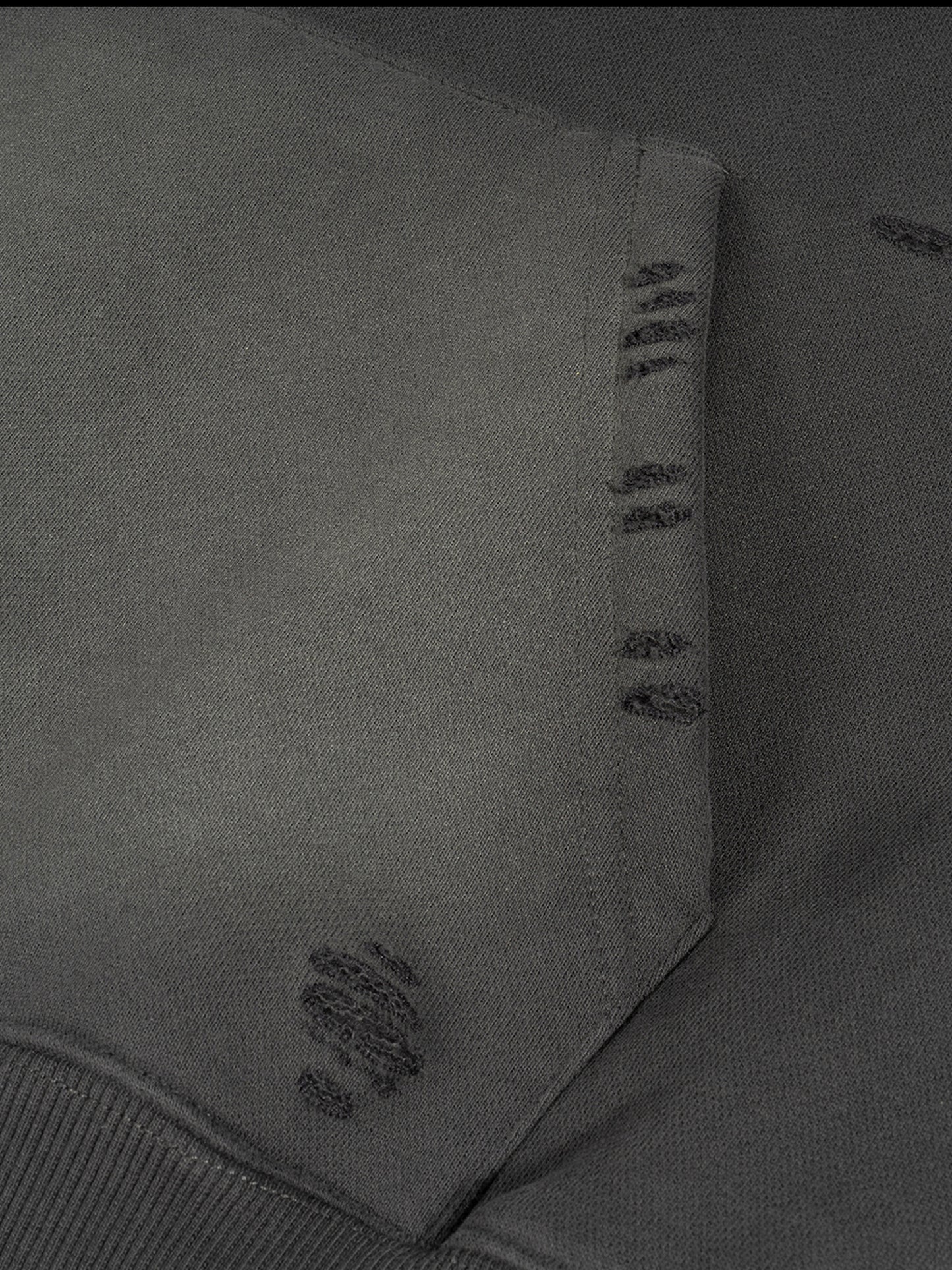 Proline Frayed Sunfade Boxy Fleece Hoodie