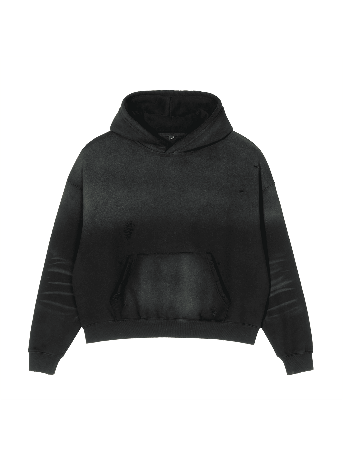 Proline Frayed Sunfade Boxy Fleece Hoodie